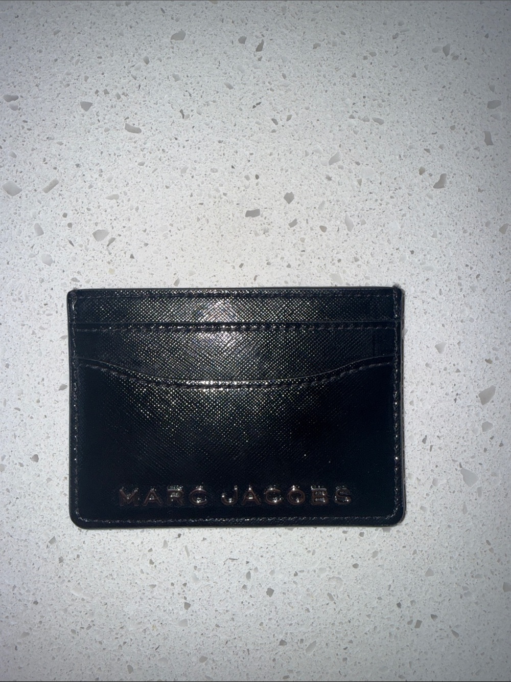 Marc Jacobs Black Leather Slim Card Holder